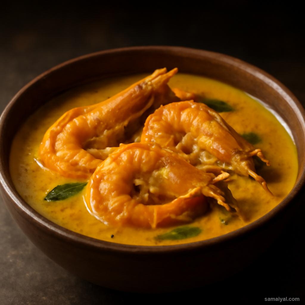 Odisha Chungudi Malai Prawn Coconut Milk Odia Coast Curry