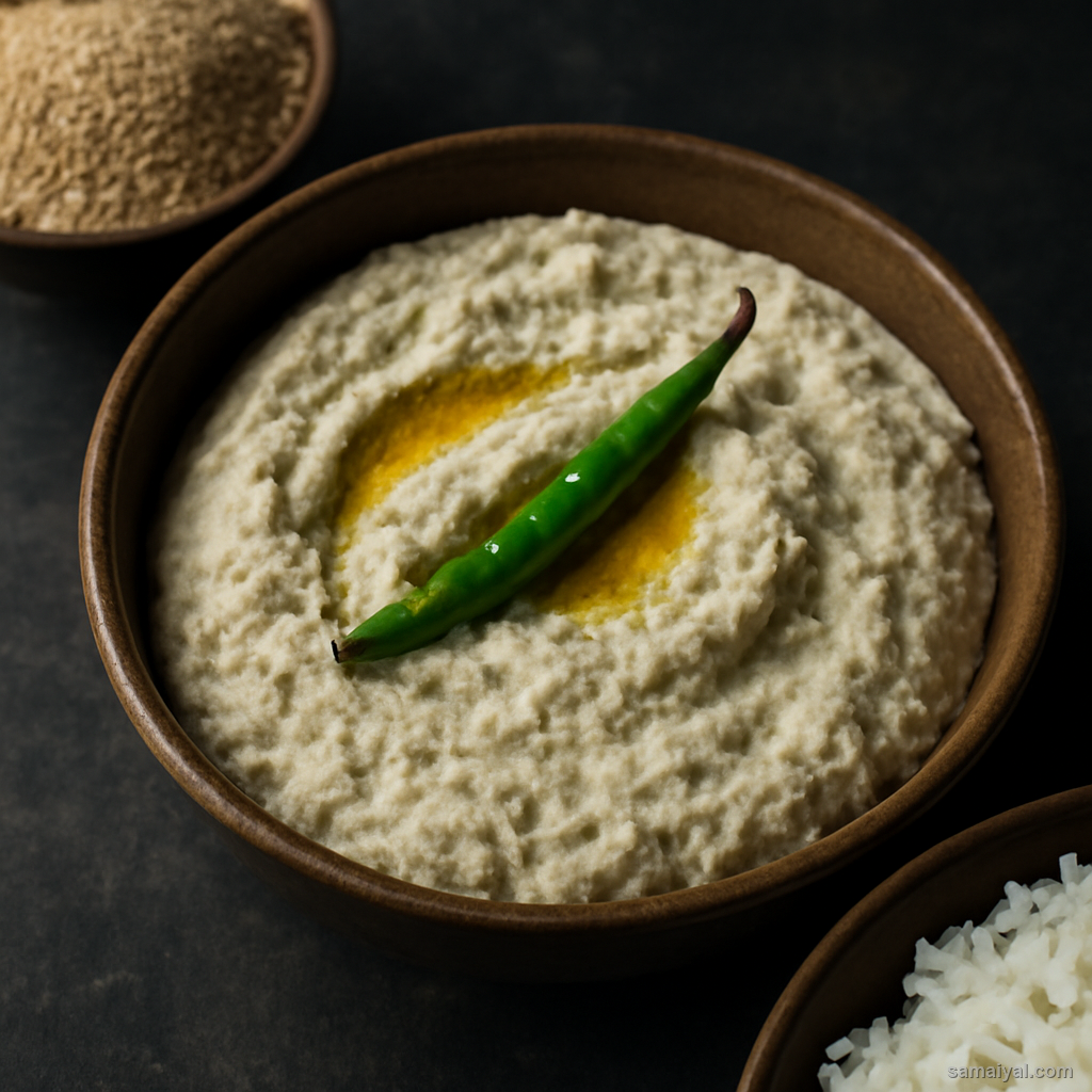 Posto Bata Poppy Seed Chutney Bengali