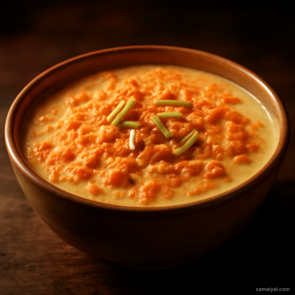 Punjabi Gajrela Carrot Kheer Winter Festival
