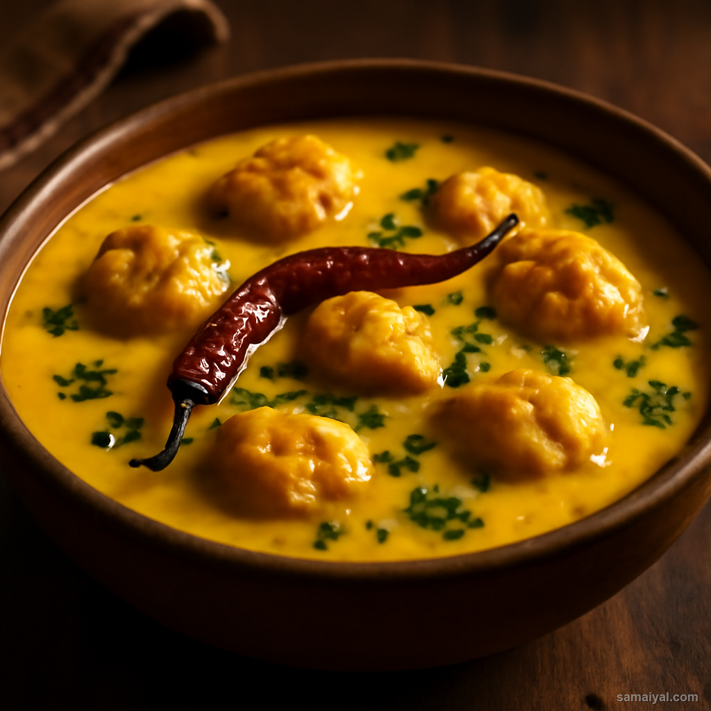 Punjabi Kadhi Pakoda Yogurt Fritter Curry