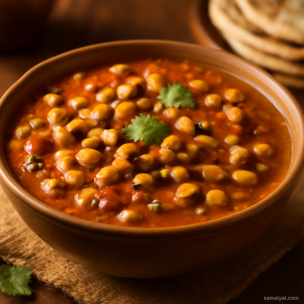 Punjabi Lobia Masala Black Eyed Pea Curry