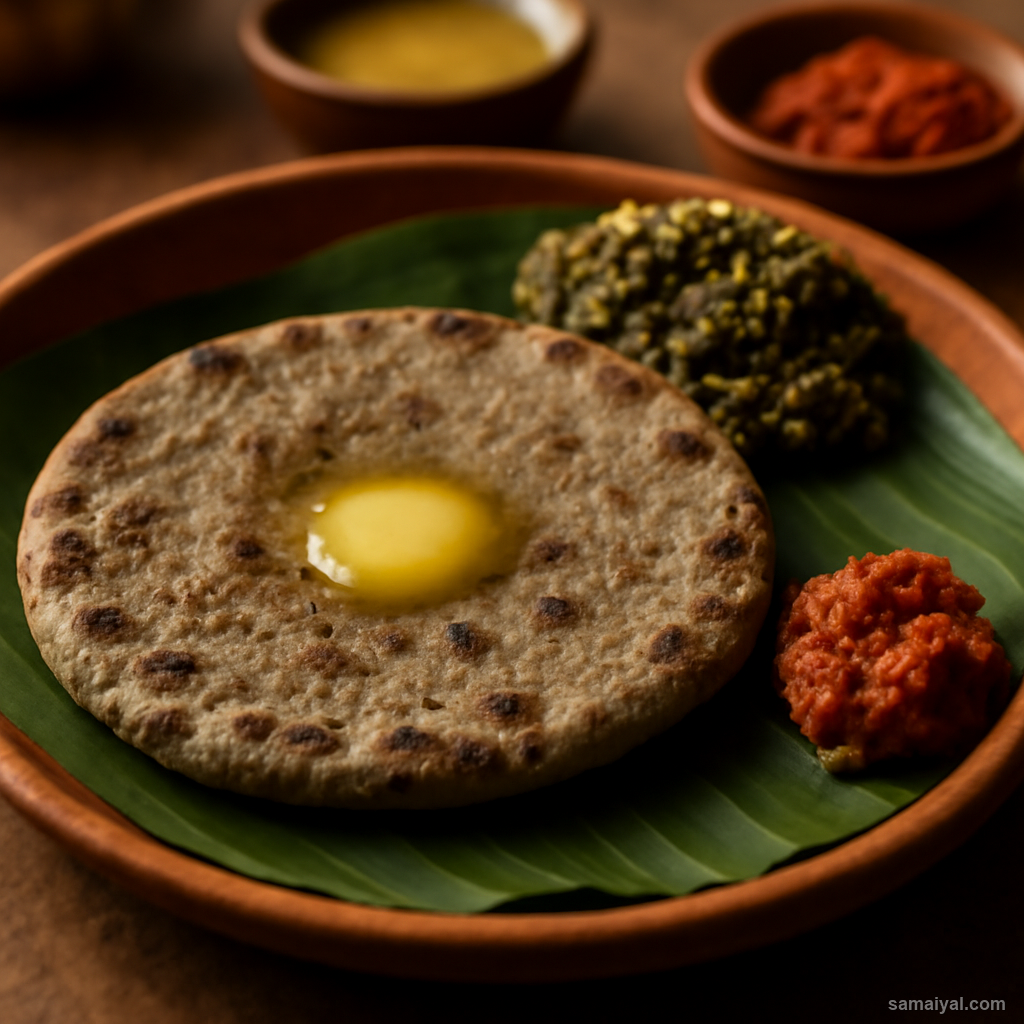 Rajasthan Bajra Roti Pearl Millet Mustard Ghee Desert