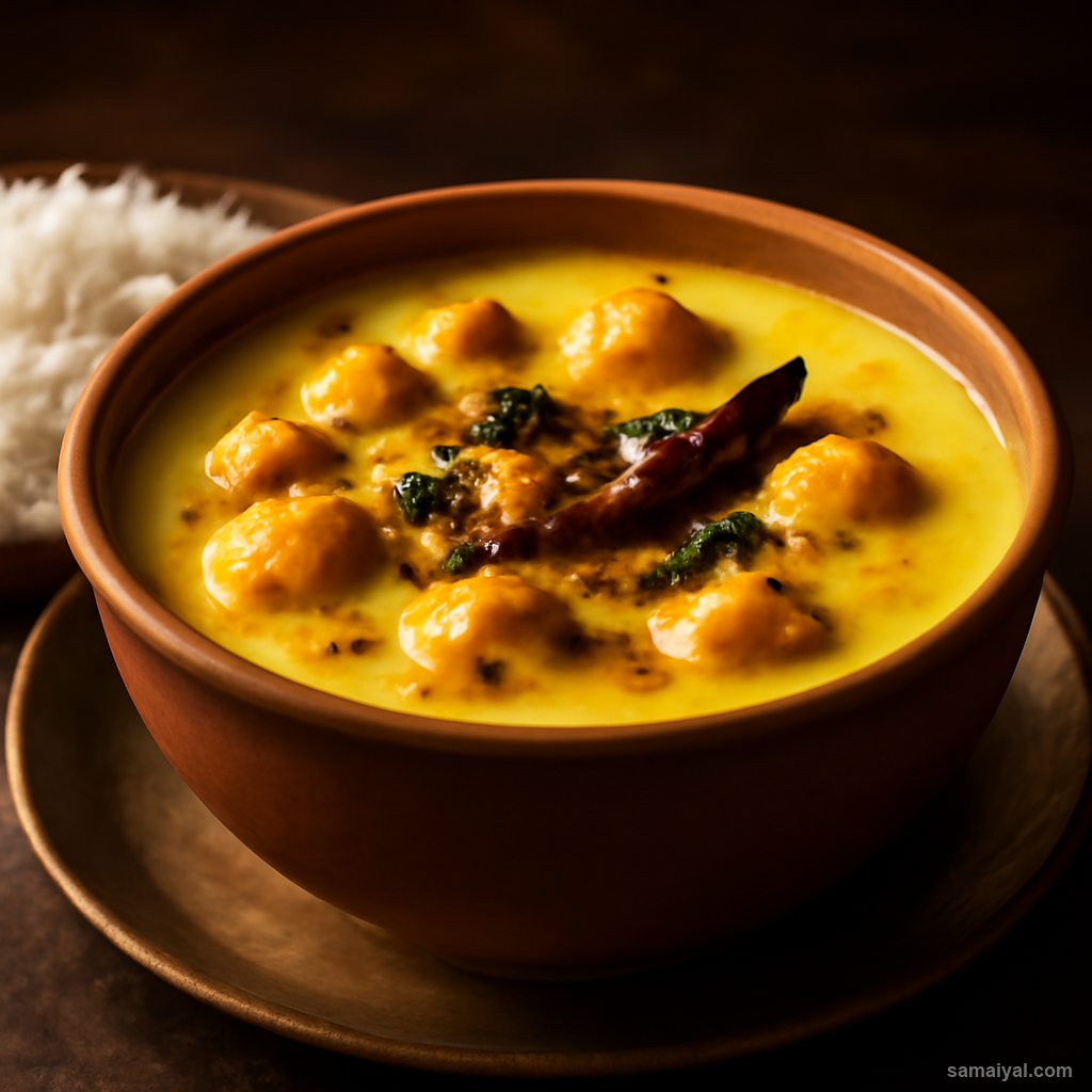 Rajasthani Kadhi With Pakoda