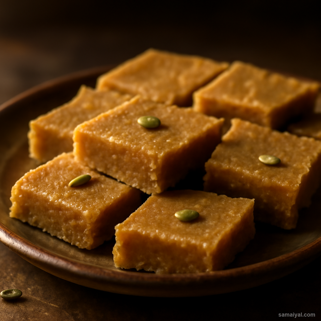 Rajasthani Sukhdi Wheat Jaggery Sweet Simple