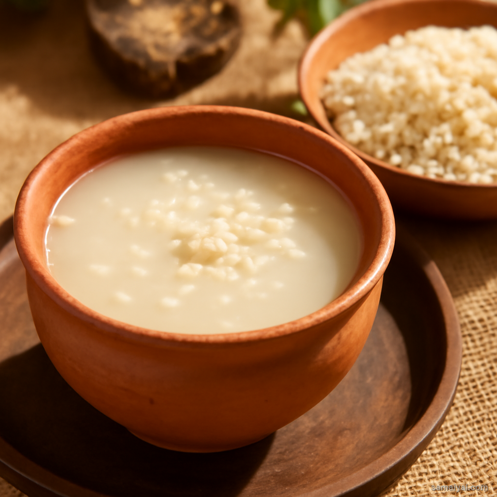 Santhali Handia Rice Beer Fermented Tribal Bengal
