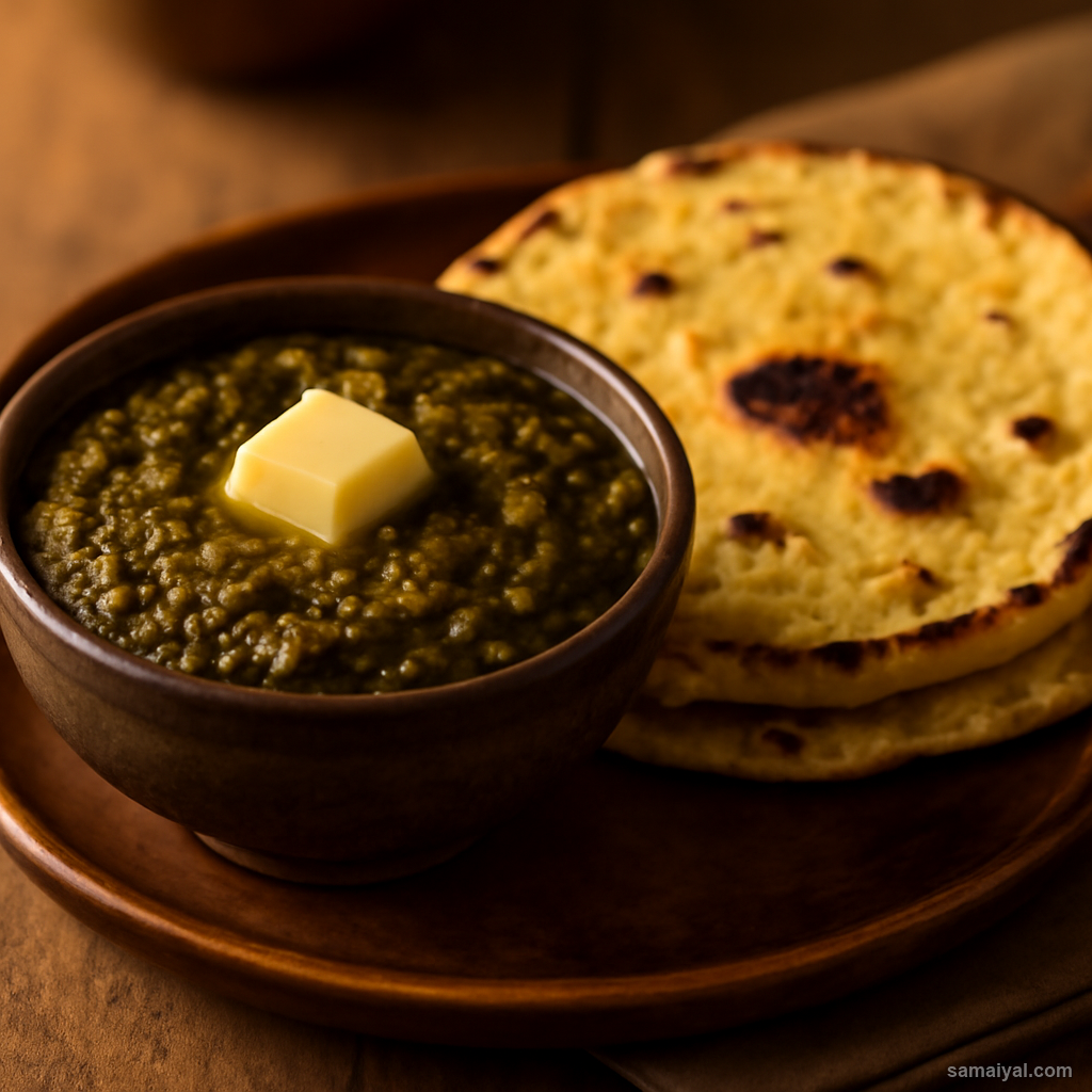 Sarson Da Saag Makki Di Roti Punjab