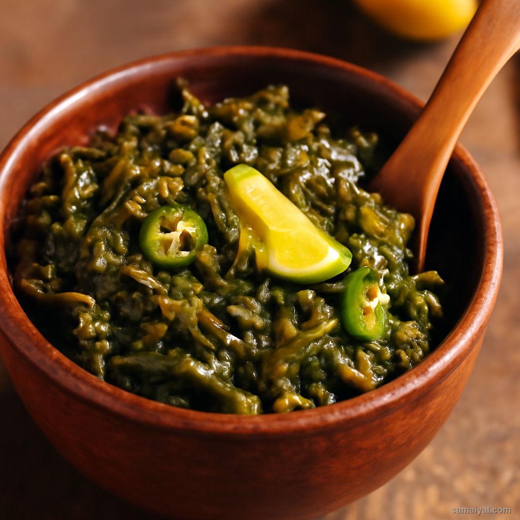 Sikkim Gundruk Ko Achar Fermented Green Pickle Sour Condiment