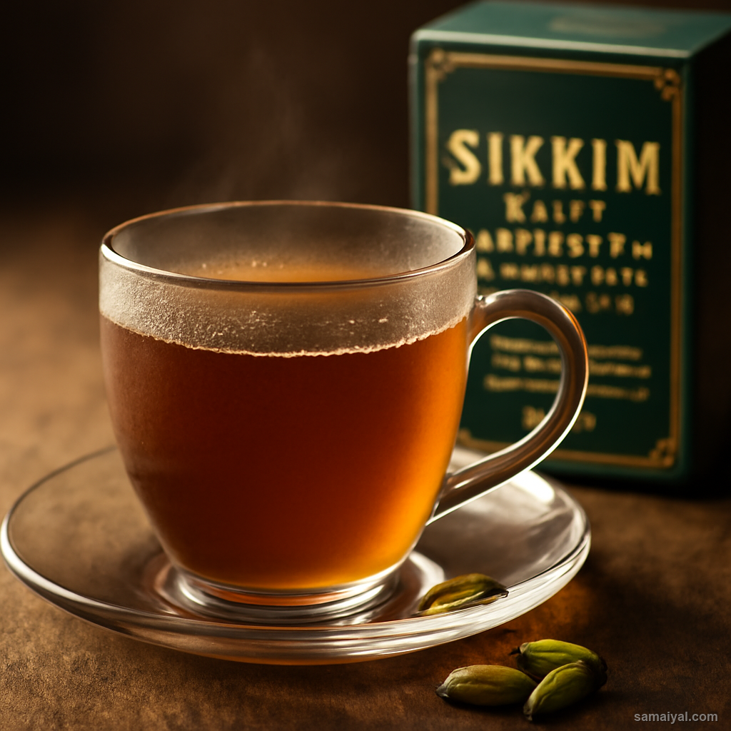 Sikkim Organic Cardamom Tea Spiced Sikkimese Hill Garden