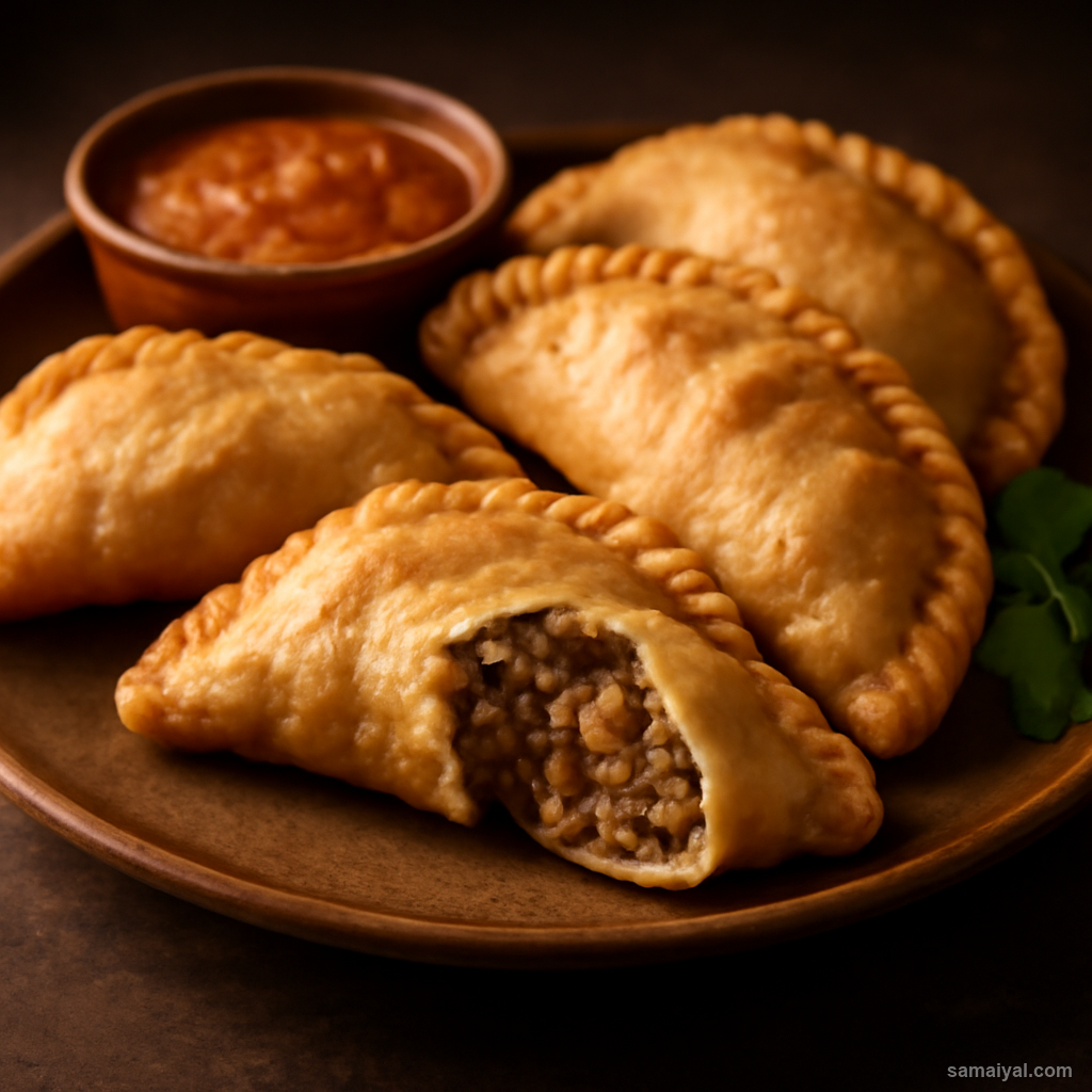 Sikkim Sha Phaley Fried Meat Stuffed Bread Bhutia Tibetan