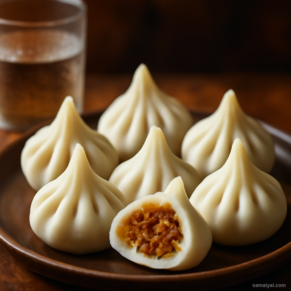 Tamil Nadu Kozhukattai Modak Style Steamed Sweet Dumpling