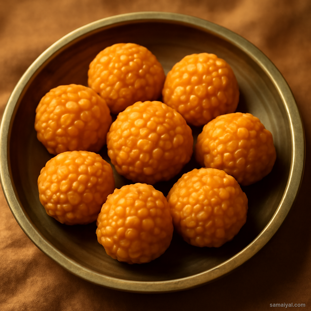 Telangana Boondi Ladoo Festival Gram Flour Ball Traditional