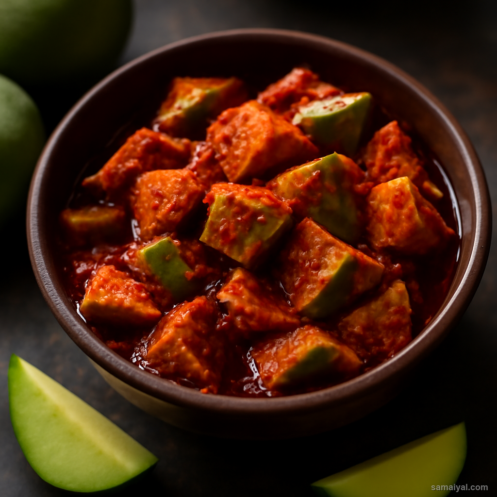 Telangana Mango Avakaya Pickle Traditional Raw