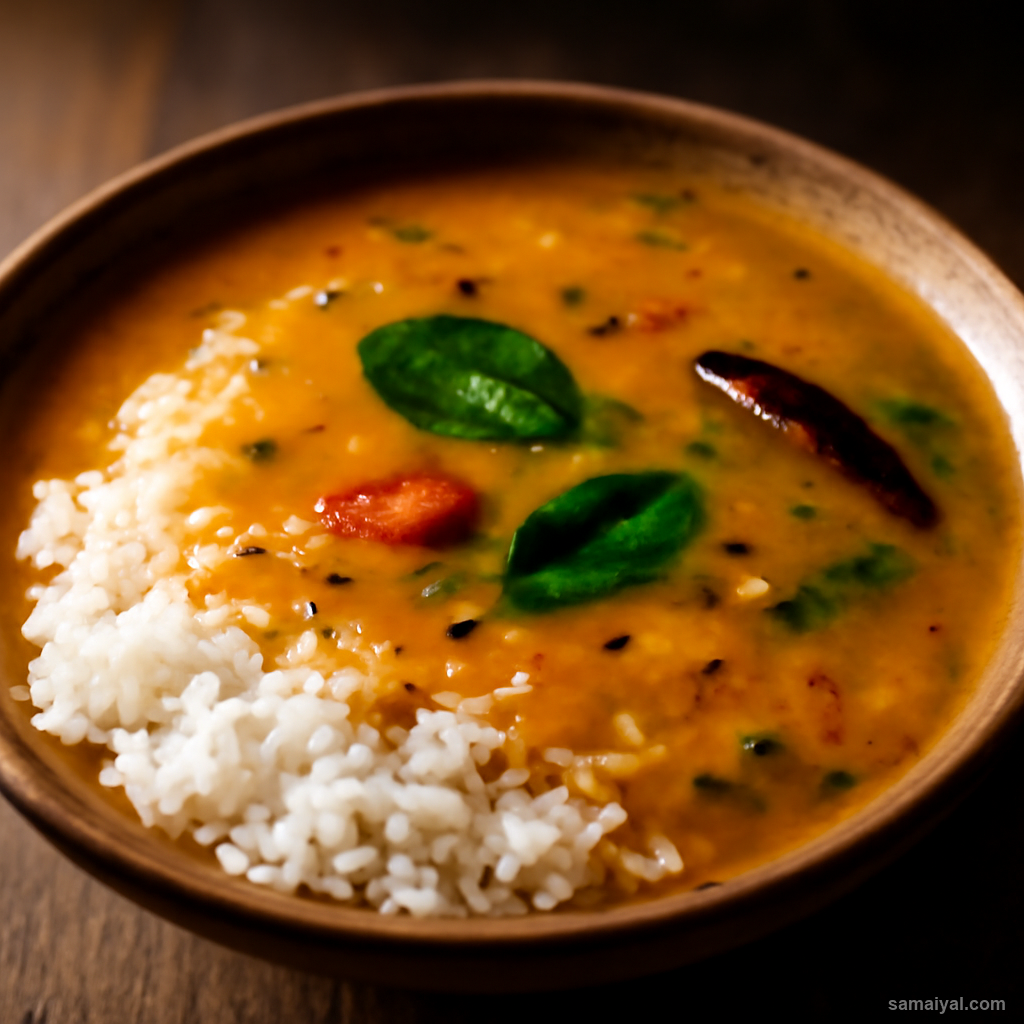 Telangana Pappu Charu Lentil Tamarind Thin Soup