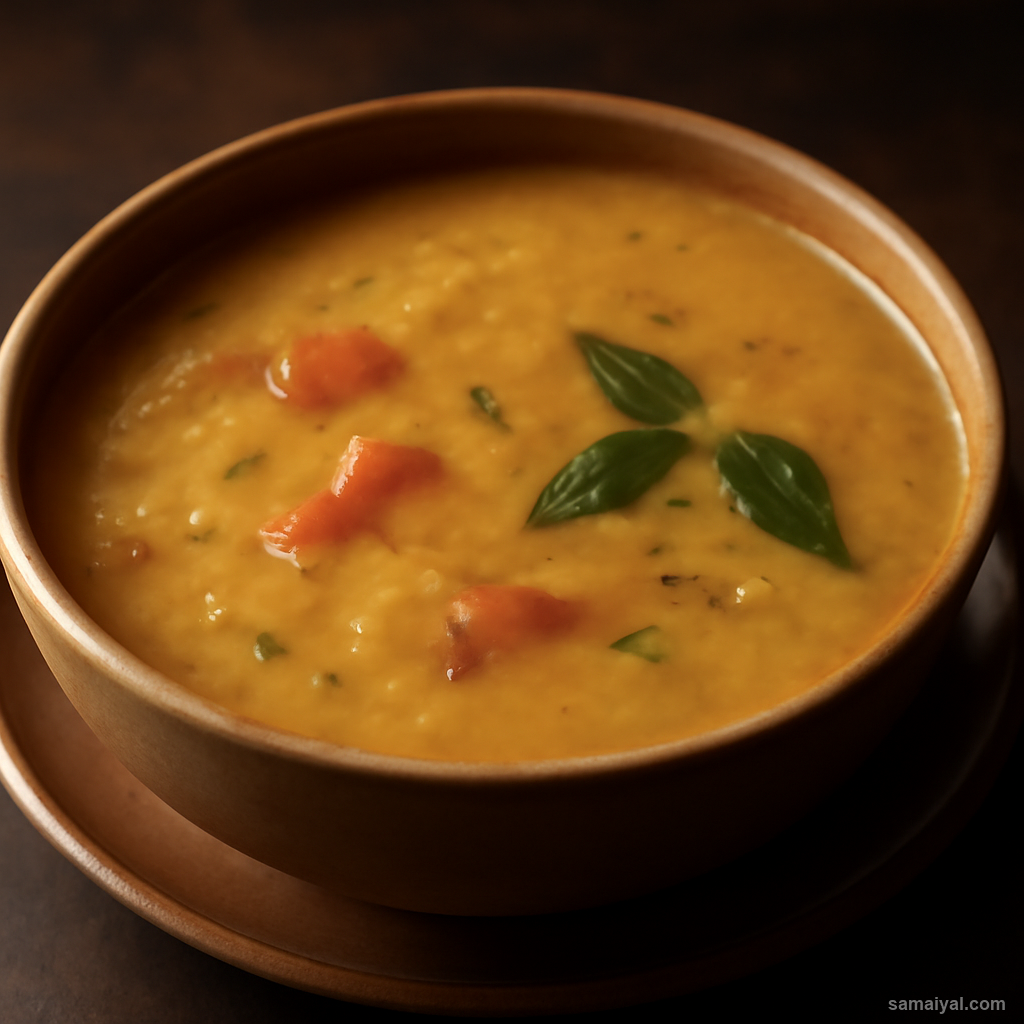 Telangana Pappu Charu Lentil Tamarind Soup Everyday Thin