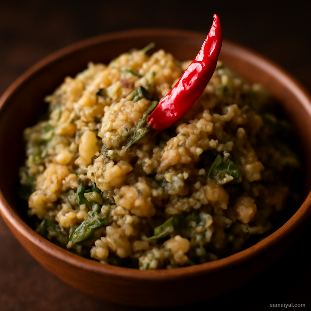 Tripura Gudok Boiled Vegetable Fermented Fish Mash