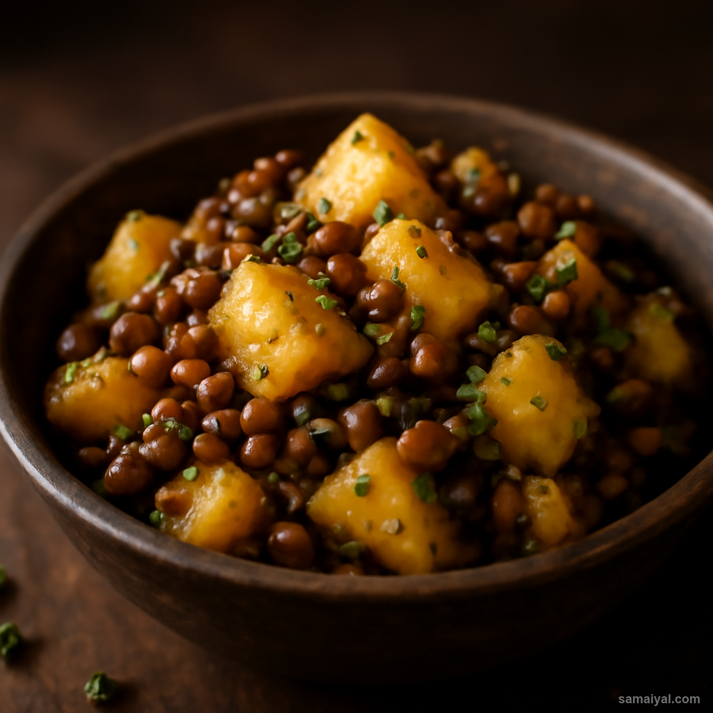Uttarakhand Gahat Aloo Dry Curry Horse Gram Potato Pahadi Tawa
