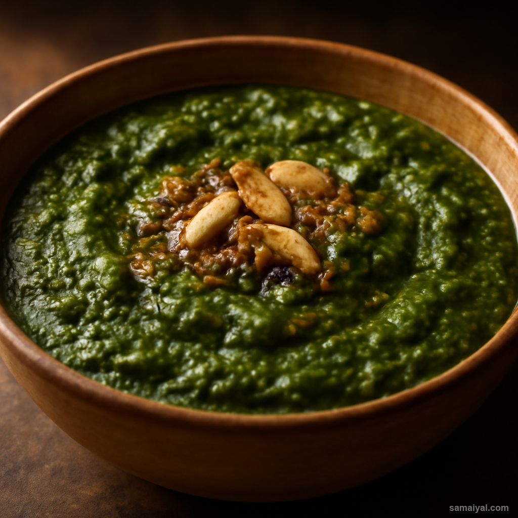 Uttarakhand Kafuli Spinach Fenugreek Green Curry